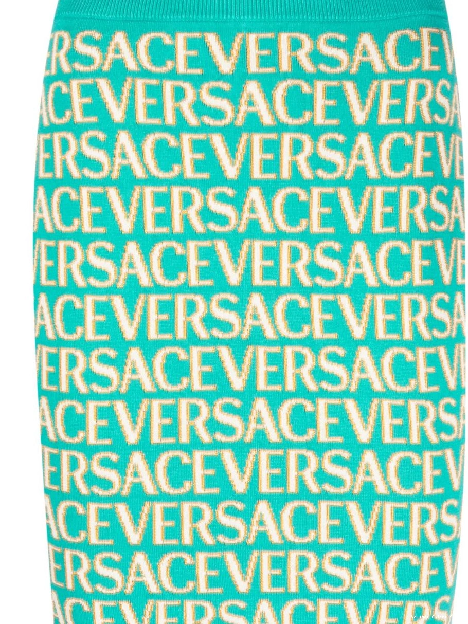 Cheap Allover knitted Women Versace miniskirt Versace 0726